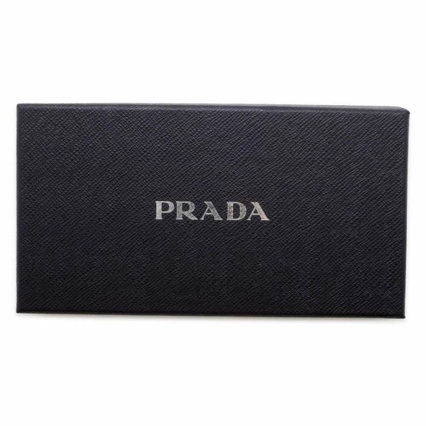 プラダ ループタイ サフィアーノレザー ボロタイ 2IC027 PRADA メンズ 黒