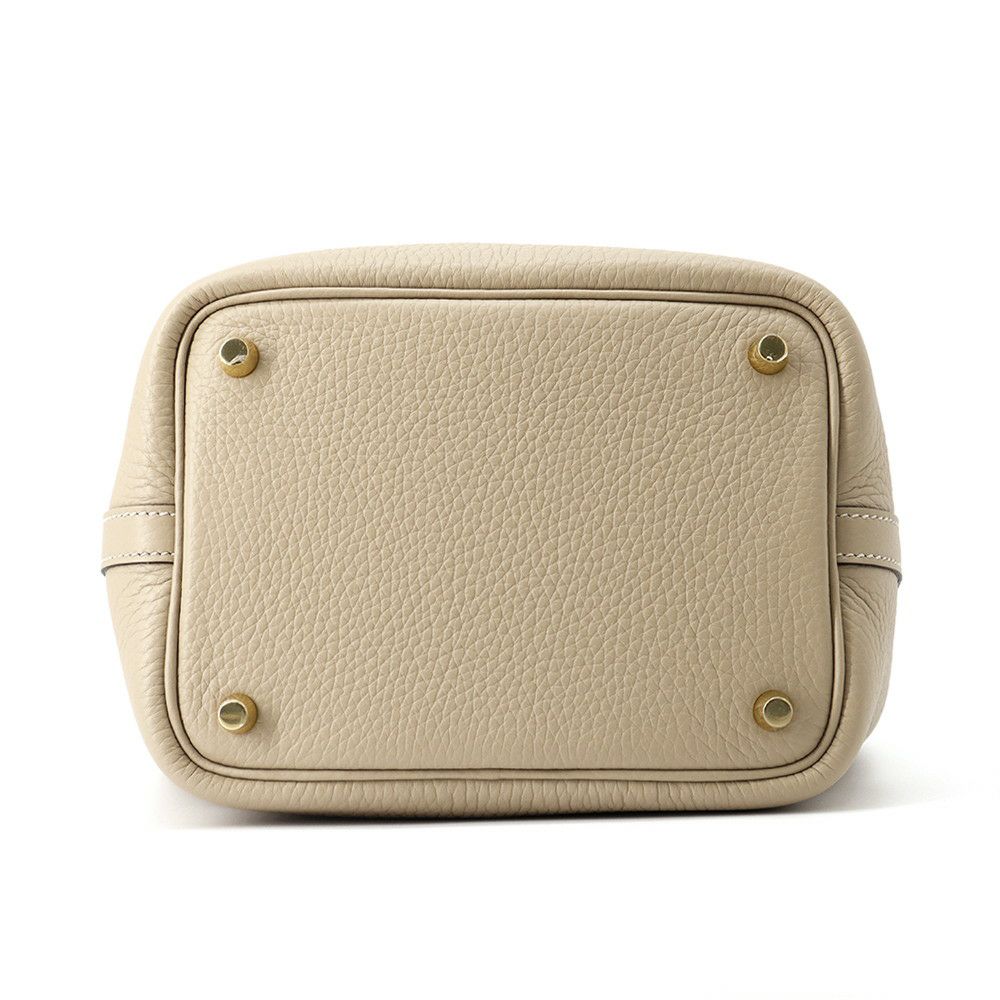 エルメス ハンドバッグ ピコタンロックPM トレンチ/ゴールド金具 トリヨンクレマンス K刻印 HERMES トートバッグ