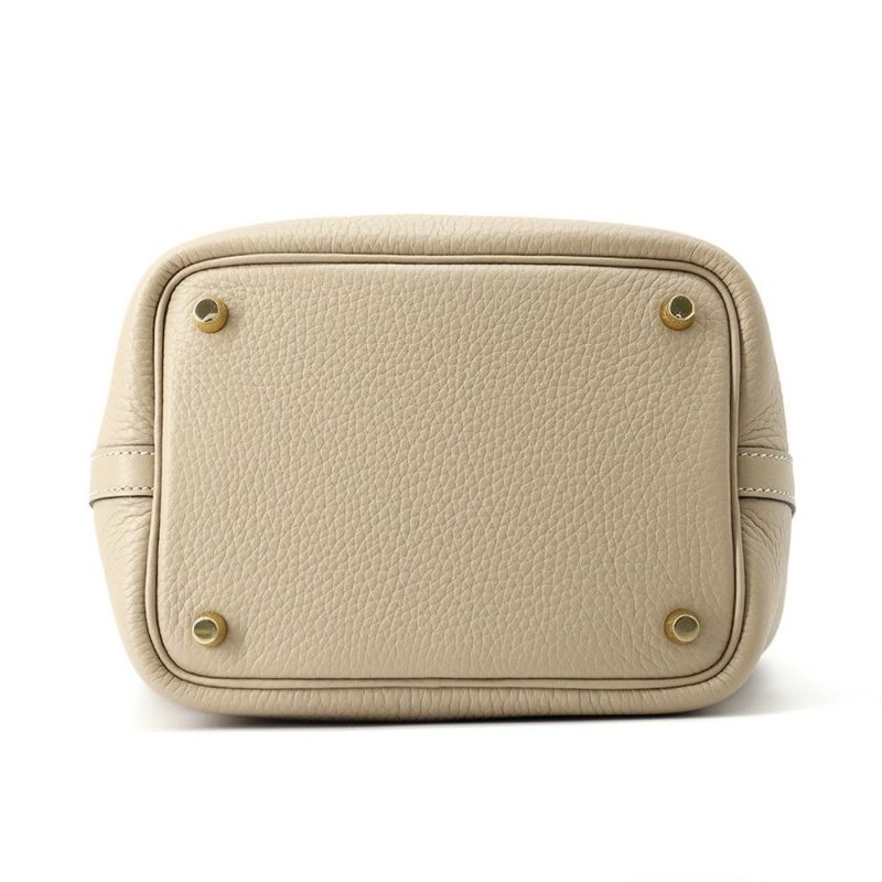 エルメス ハンドバッグ ピコタンロックPM トレンチ/ゴールド金具 トリヨンクレマンス K刻印 HERMES トートバッグ