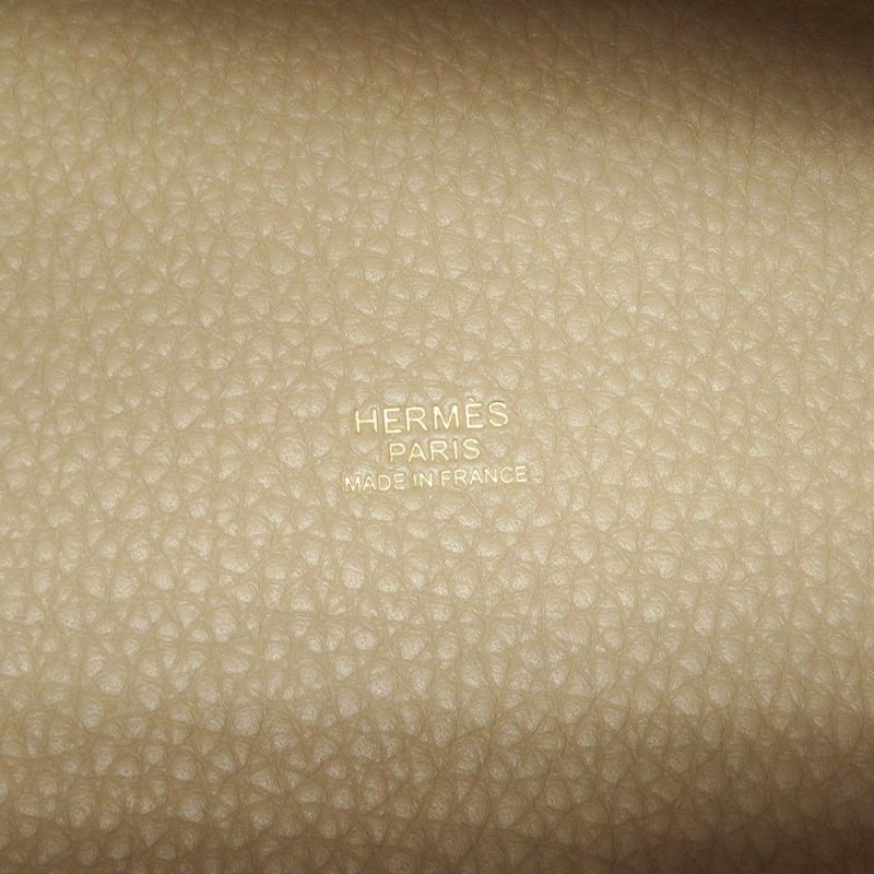 エルメス ハンドバッグ ピコタンロックPM トレンチ/ゴールド金具 トリヨンクレマンス K刻印 HERMES トートバッグ