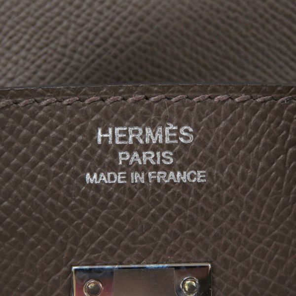 エルメス バーキン25 トリコロール  エコルセ/エトゥープ/ブラック/シルバー金具 エプソン W刻印 HERMES Birkin ハンドバッグ