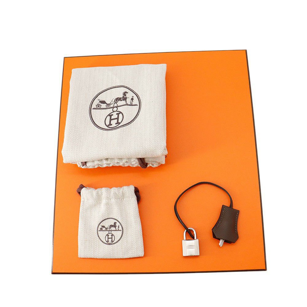 エルメス バーキン25 トリコロール  エコルセ/エトゥープ/ブラック/シルバー金具 エプソン W刻印 HERMES Birkin ハンドバッグ