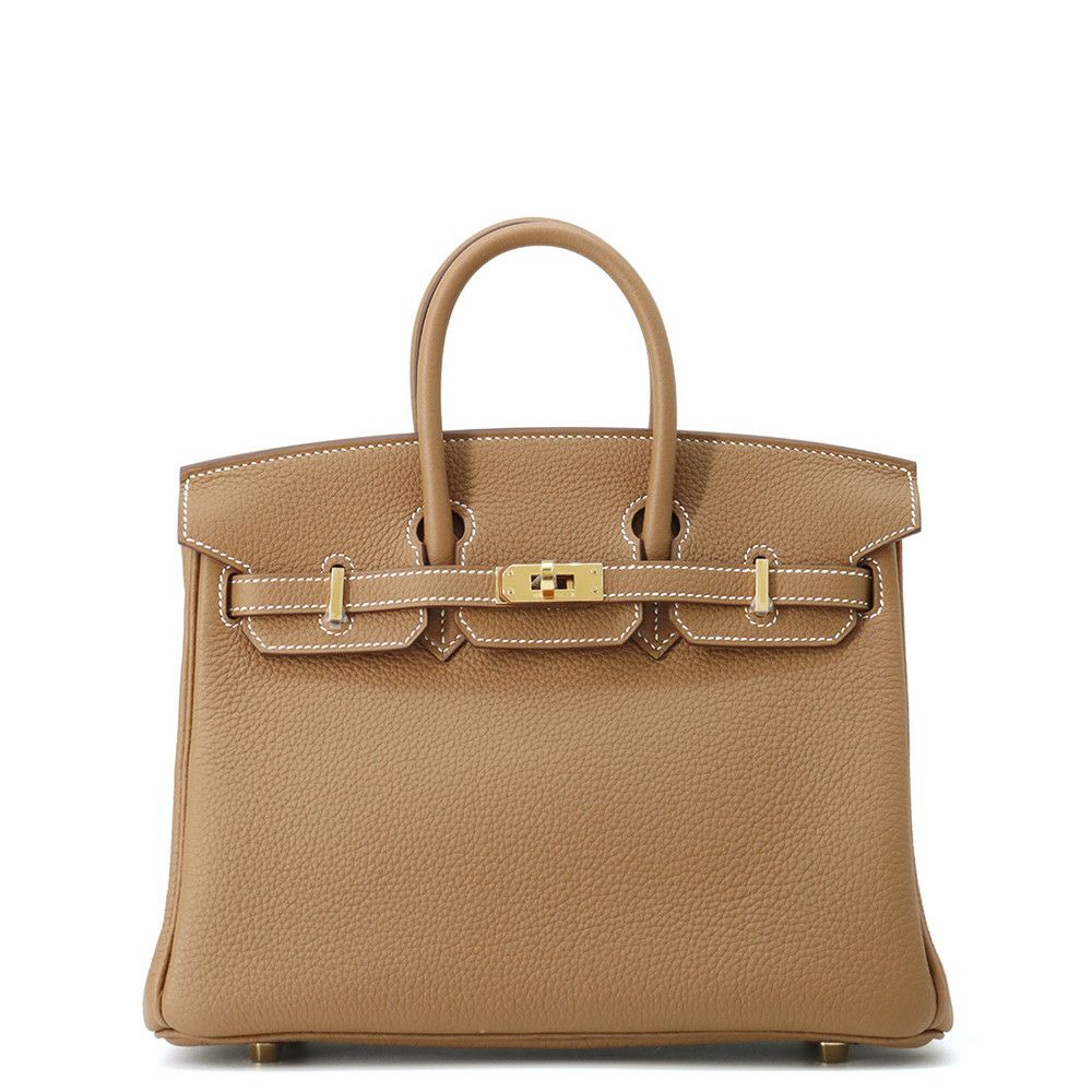 エルメス バーキン25 ゴールド/ゴールド金具 トゴ K刻印 HERMES Birkin ハンドバッグ