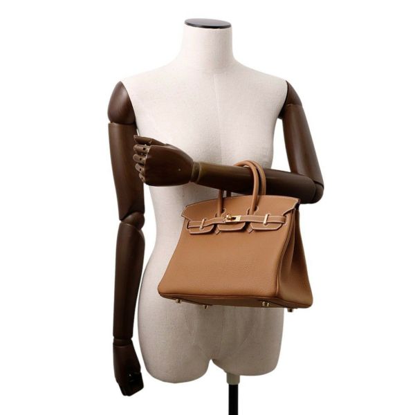 エルメス バーキン25 ゴールド/ゴールド金具 トゴ K刻印 HERMES Birkin ハンドバッグ