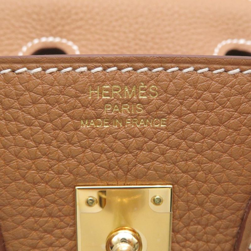 エルメス バーキン25 ゴールド/ゴールド金具 トゴ K刻印 HERMES Birkin ハンドバッグ