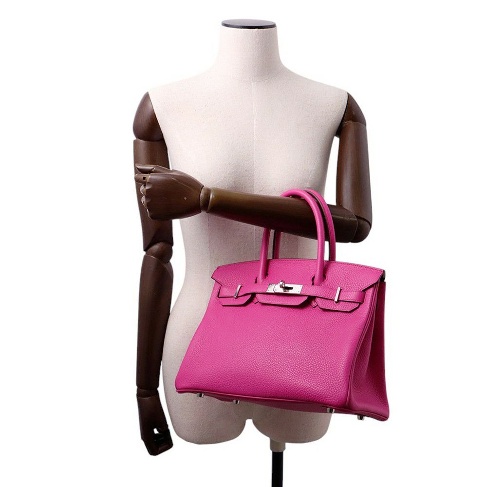 エルメス バーキン30 マグノリア/シルバー金具 トリヨンクレマンス C刻印 HERMES Birkin ハンドバッグ