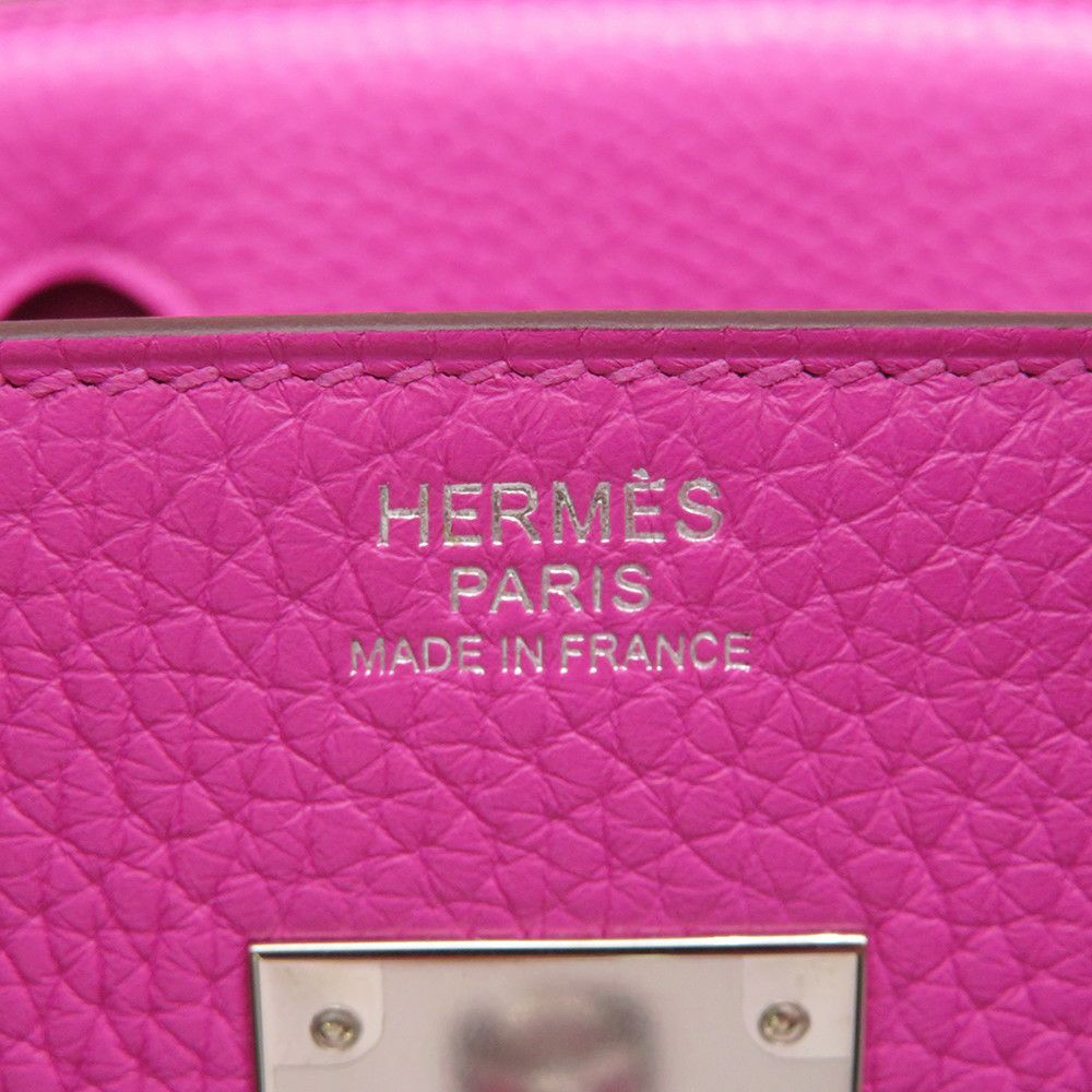 エルメス バーキン30 マグノリア/シルバー金具 トリヨンクレマンス C刻印 HERMES Birkin ハンドバッグ