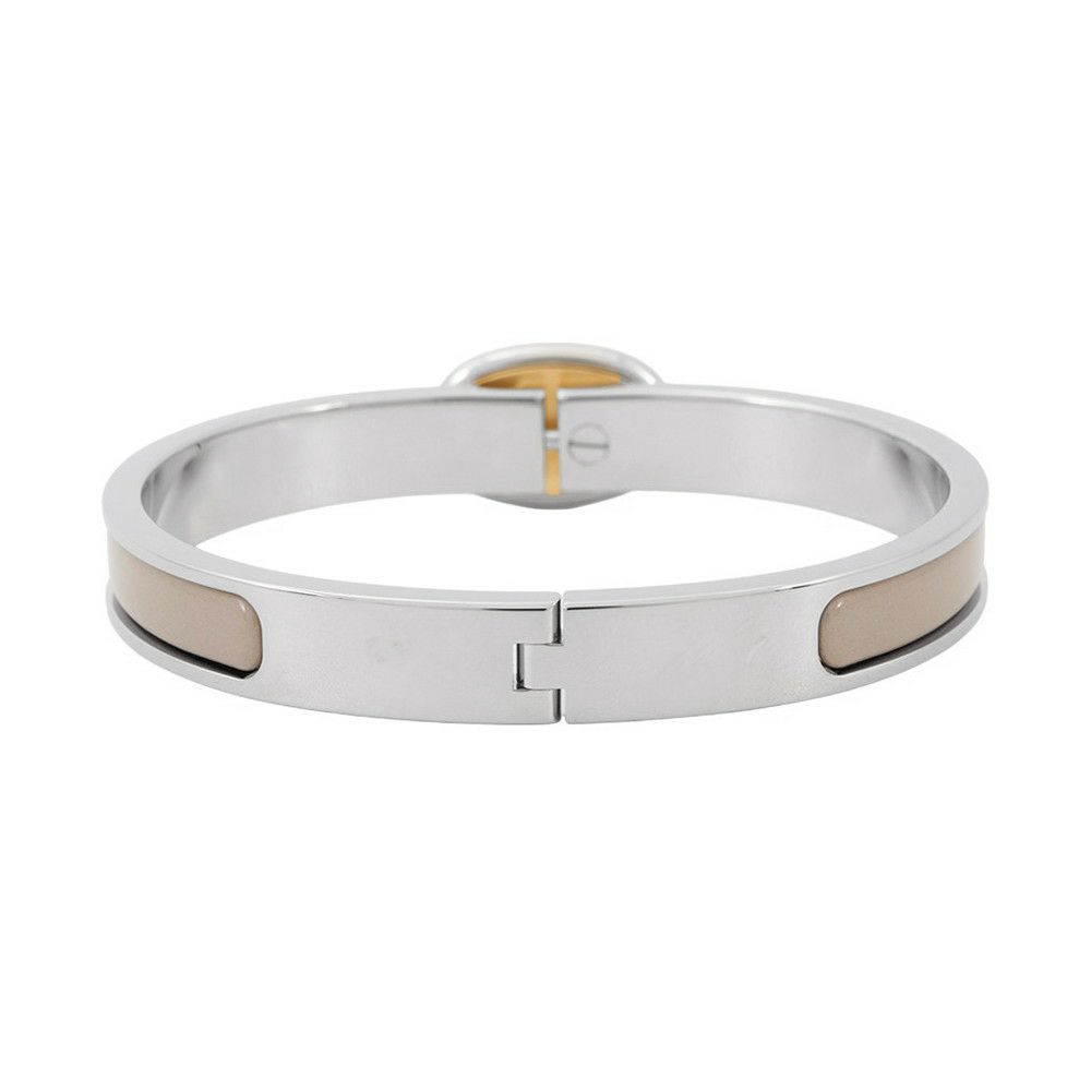 エルメス ブレスレット シェーヌダンクル ミニクリック PM マロングラッセ/シルバー金具/ゴールド金具