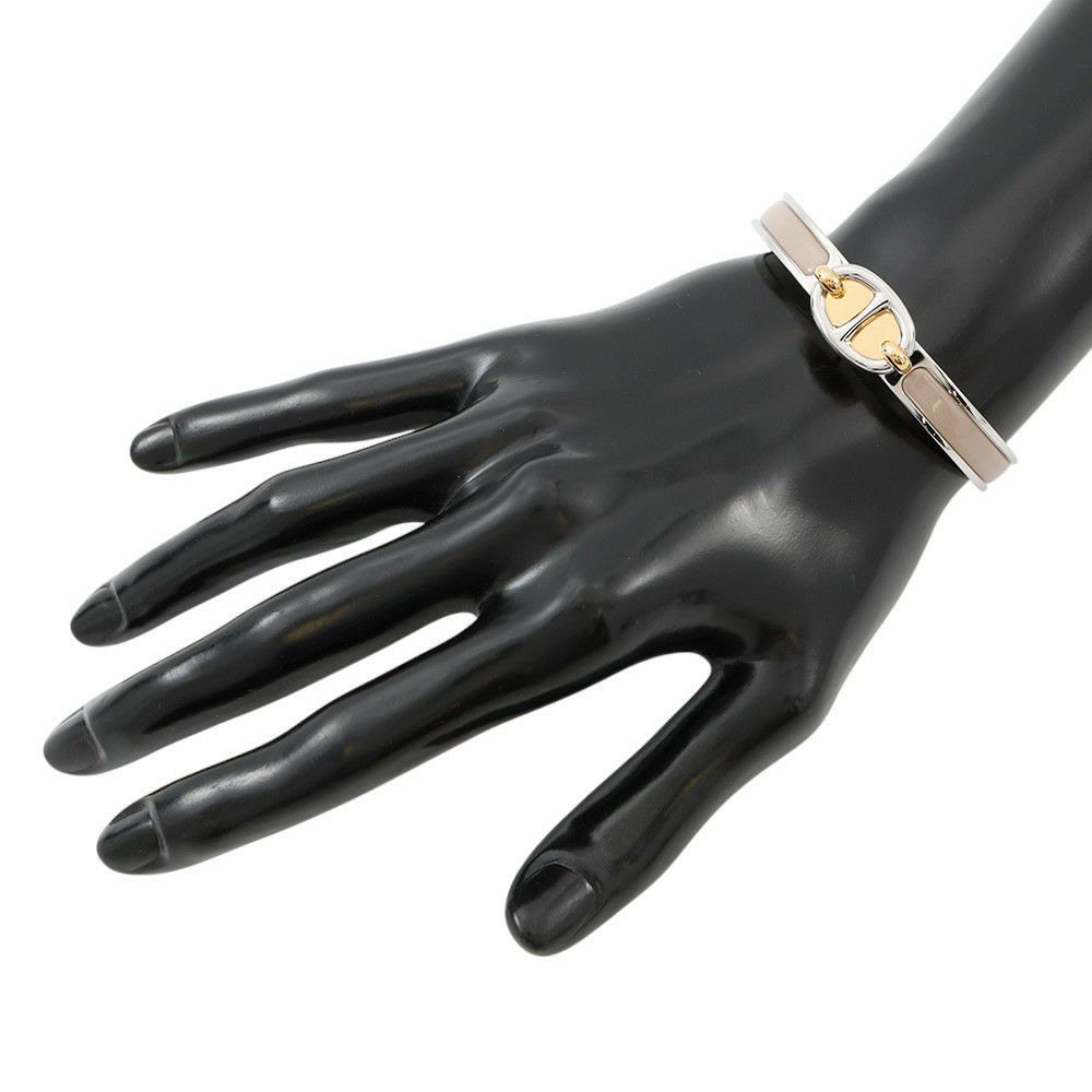 エルメス ブレスレット シェーヌダンクル ミニクリック PM マロングラッセ/シルバー金具/ゴールド金具
