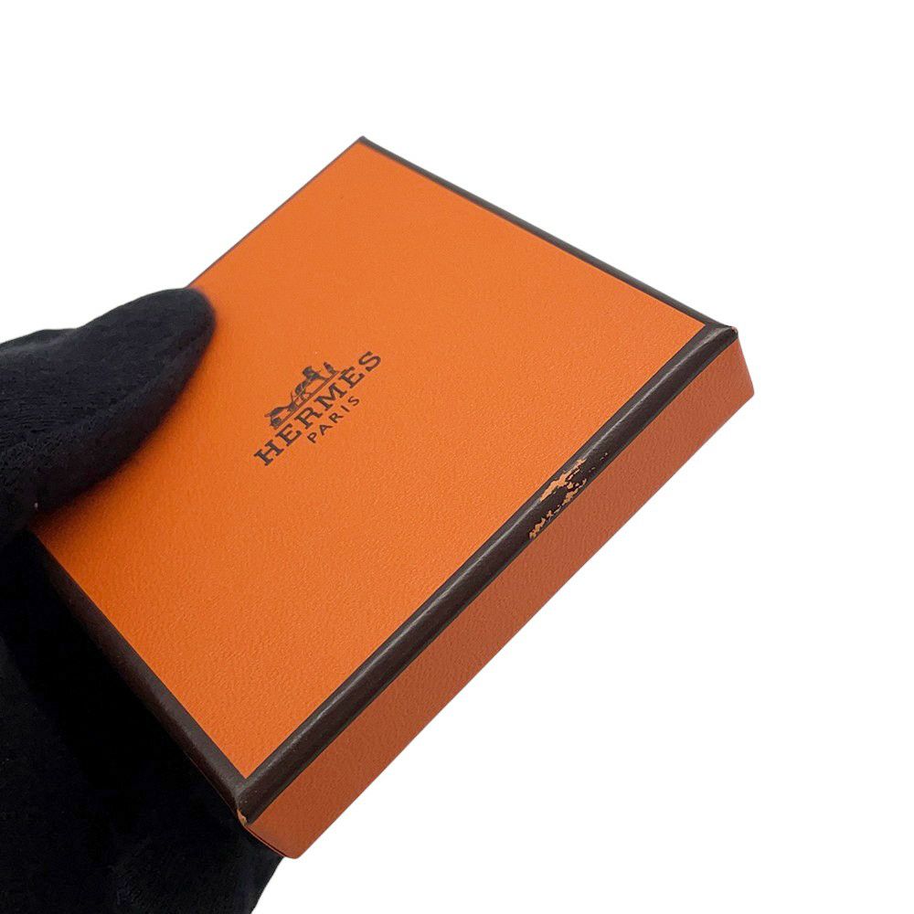 エルメス ブローチ シュバル・グランド・パラード ナチュラルセーブル/ピンクゴールド金具 ラッカーメタル/スイフト HERMES