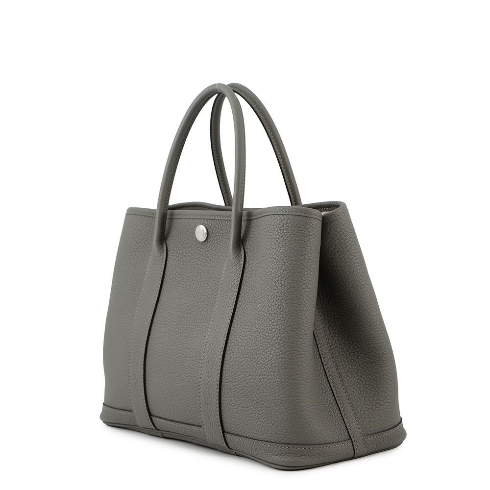 エルメス トートバッグ ガーデンパーティTPM グリメイヤー/シルバー金具 ネゴンダ W刻印