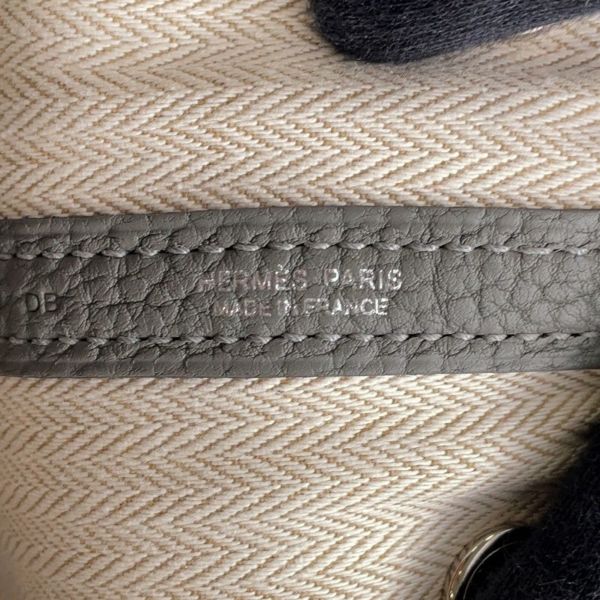 エルメス トートバッグ ガーデンパーティTPM グリメイヤー/シルバー金具 ネゴンダ W刻印