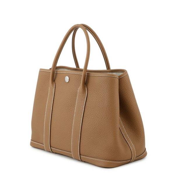 エルメス トートバッグ ガーデンパーティTPM ゴールド/シルバー金具 ネゴンダ Z刻印