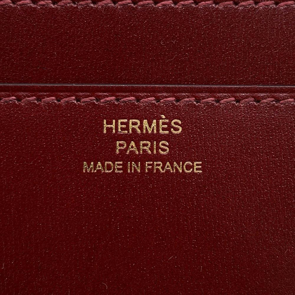 エルメス 長財布 コンスタンス トゥーゴー ロング ルージュアッシュ/ゴールド金具 ボックスカーフ K刻印