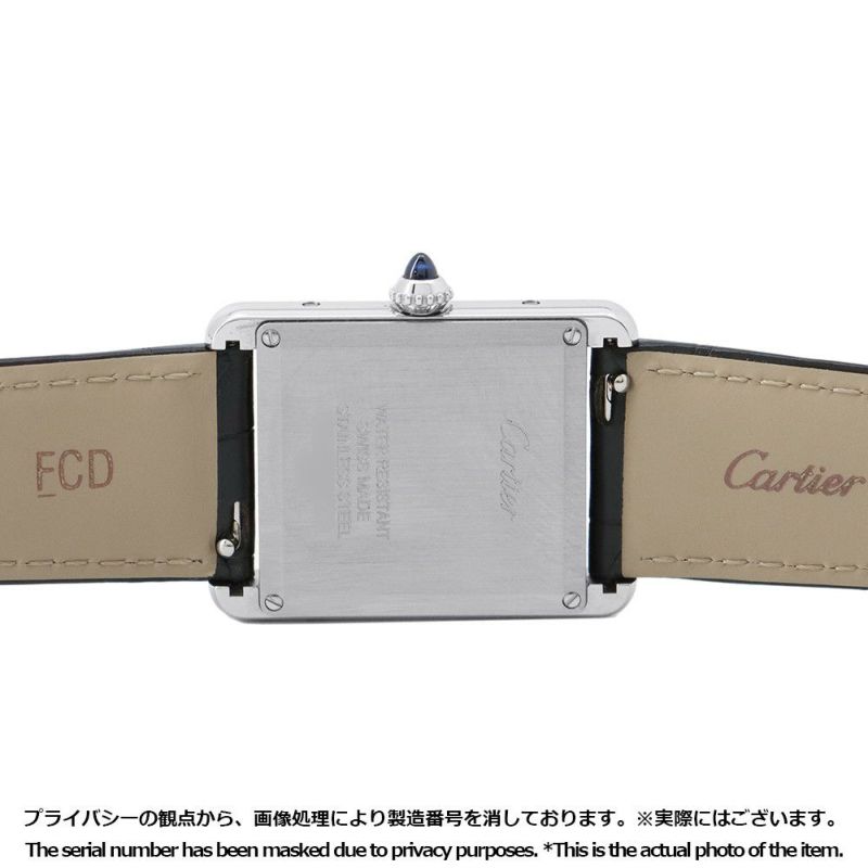 カルティエ タンク マスト ドゥ カルティエ ウォッチ LM WSTA0072 Cartier 腕時計 黒文字盤