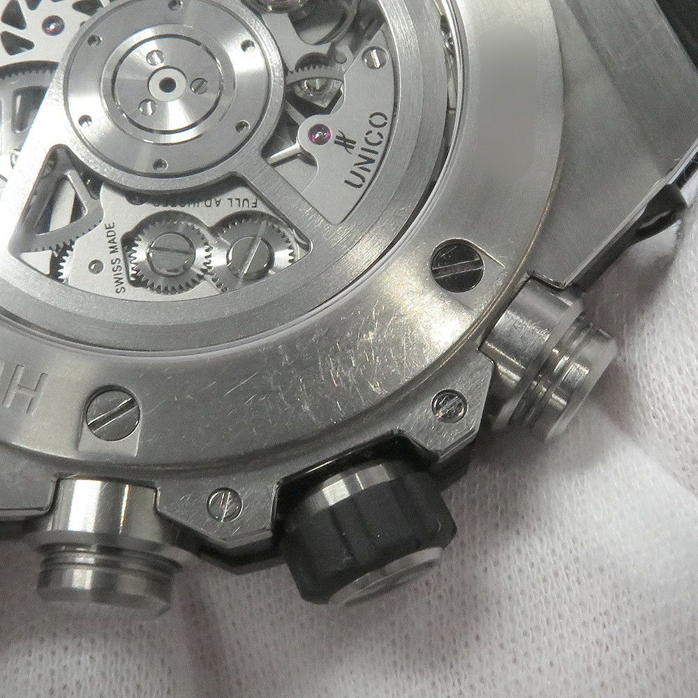 ウブロ ビッグバン ウニコ チタニウム 411.NE.2010.LR.JSM15 腕時計 スケルトン文字盤