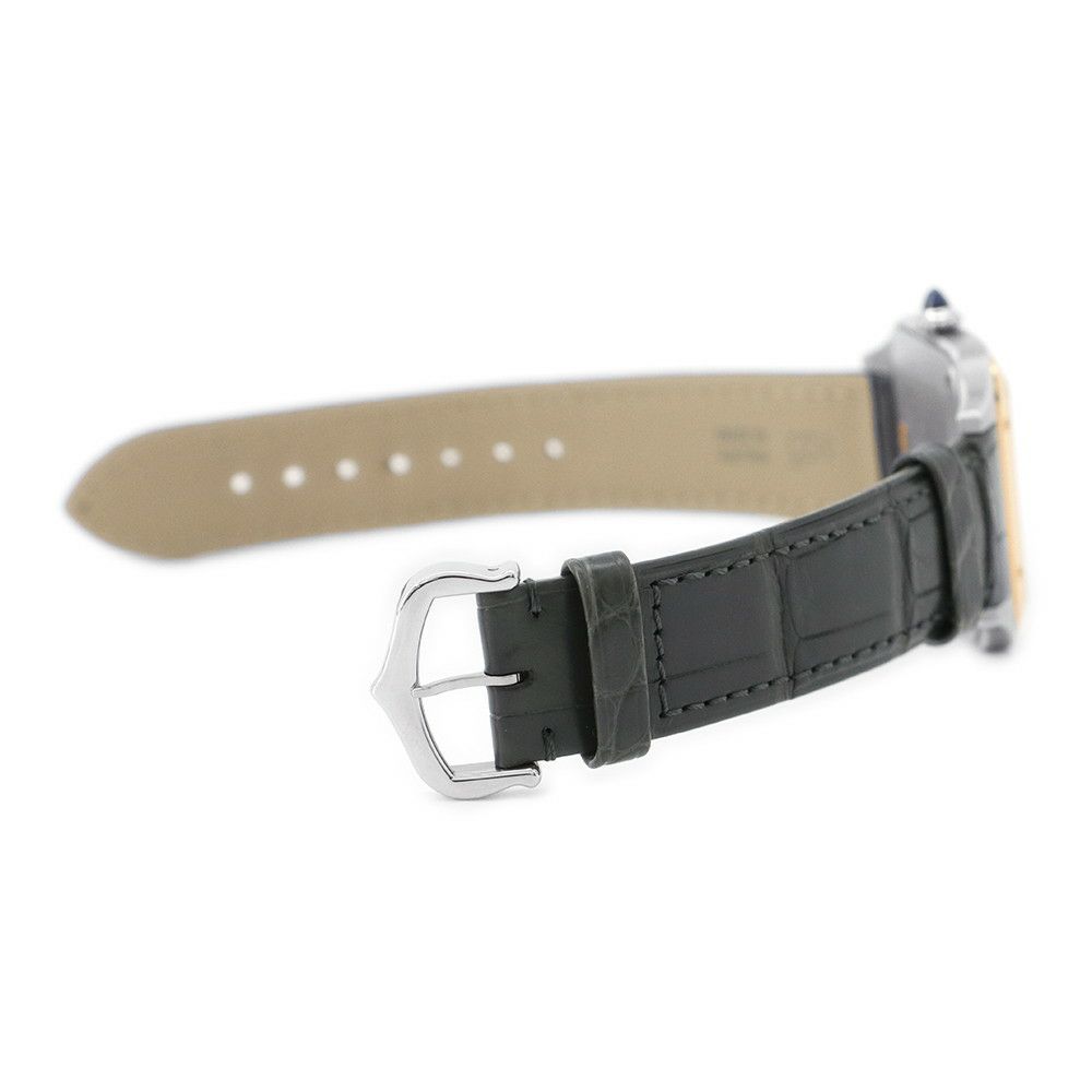 カルティエ サントス デュモン LM W2SA0028 Cartier 腕時計 グレー文字盤