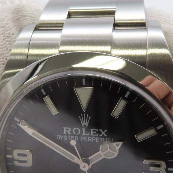 ロレックス エクスプローラー1 ランダムシリアル ルーレット 214270 ROLEX 腕時計 黒文字盤