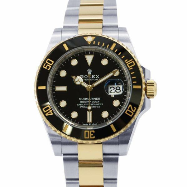 ロレックス サブマリーナ デイト SS/K18YG ランダムシリアル ルーレット 126613LN ROLEX 黒文字盤