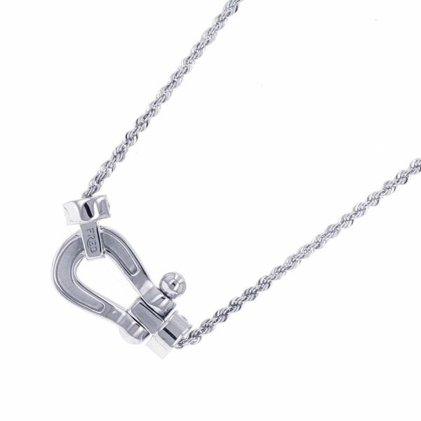 フレッド ネックレス フォース10 ネックレス ミディアム ダイヤモンド 16P 計0.13ct K18WG 7B0238