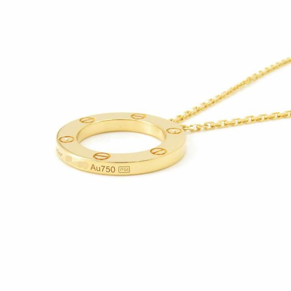 カルティエ ネックレス LOVE ネックレス K18YGイエローゴールド B7014200 Cartier ペンダント