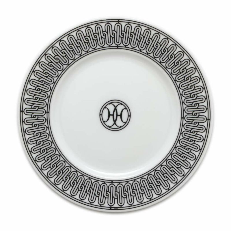 エルメス プレート Hデコ 2枚セット HERMES 食器 陶器 ギフト