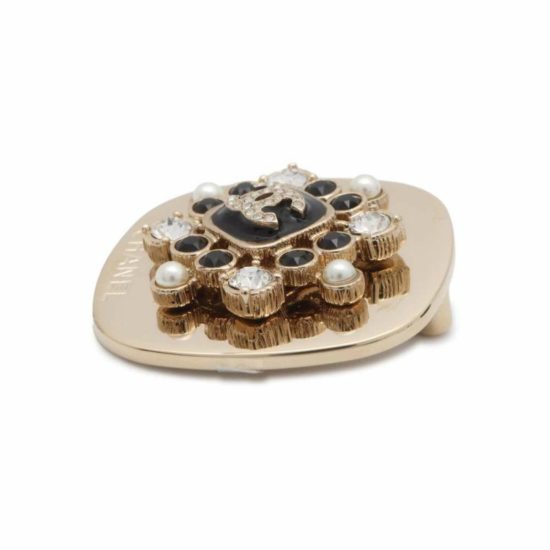 シャネル ブローチ ココマーク ラインストーン G23 K CHANEL アクセサリー