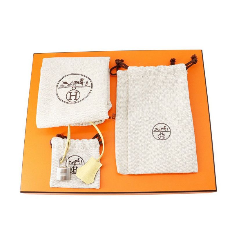 エルメス メッセンジャーケリーPM ジョーヌプッサン/シルバー金具 トゴ K刻印 HERMES メンズ