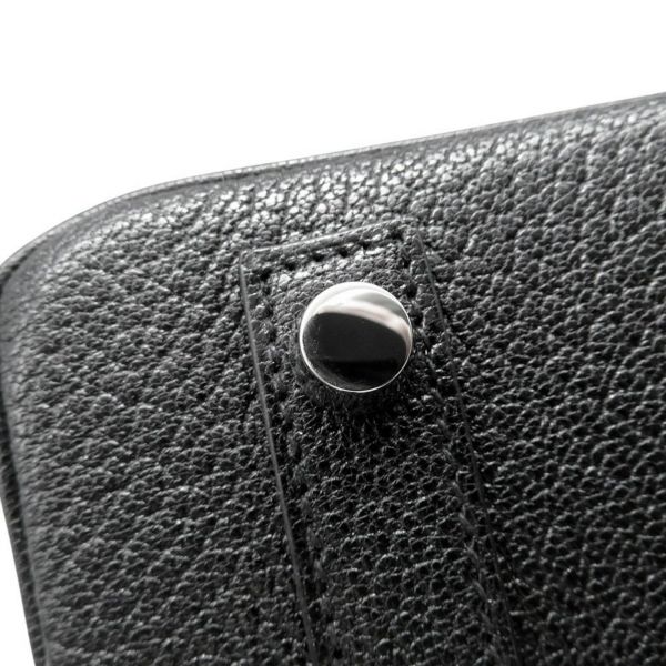 エルメス バーキン30 ブラック/シルバー金具 シェブルミゾル U刻印 HERMES Birkin ハンドバッグ 黒