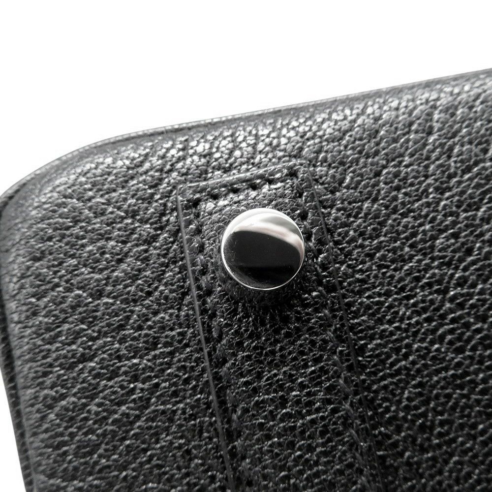 エルメス バーキン30 ブラック/シルバー金具 シェブルミゾル U刻印 HERMES Birkin ハンドバッグ 黒