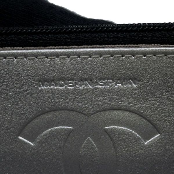 シャネル チェーンウォレット カンボンライン ココマーク A46646 CHANEL 財布 黒