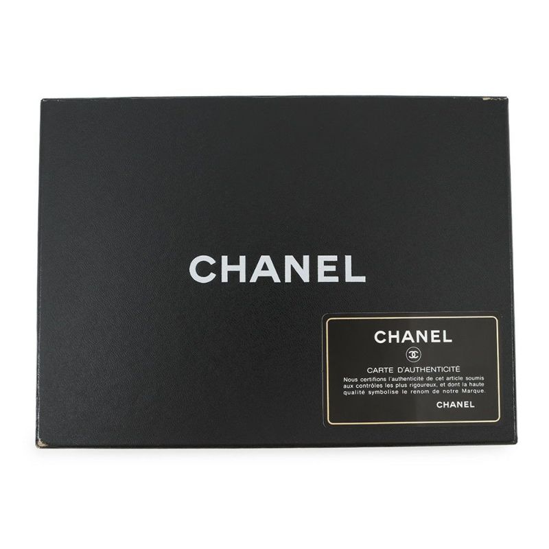 シャネル チェーンウォレット カンボンライン ココマーク A46646 CHANEL 財布 黒