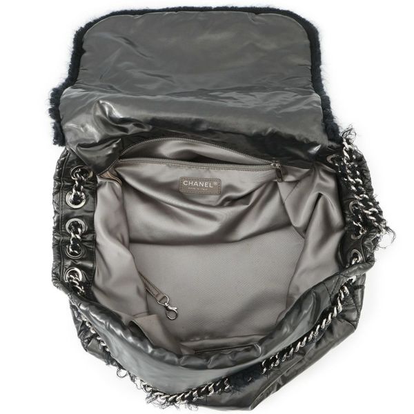 シャネル チェーンショルダーバッグ ココマーク マトラッセ ナイロン A49697 CHANEL