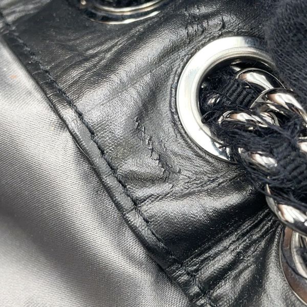 シャネル チェーンショルダーバッグ ココマーク マトラッセ ナイロン A49697 CHANEL