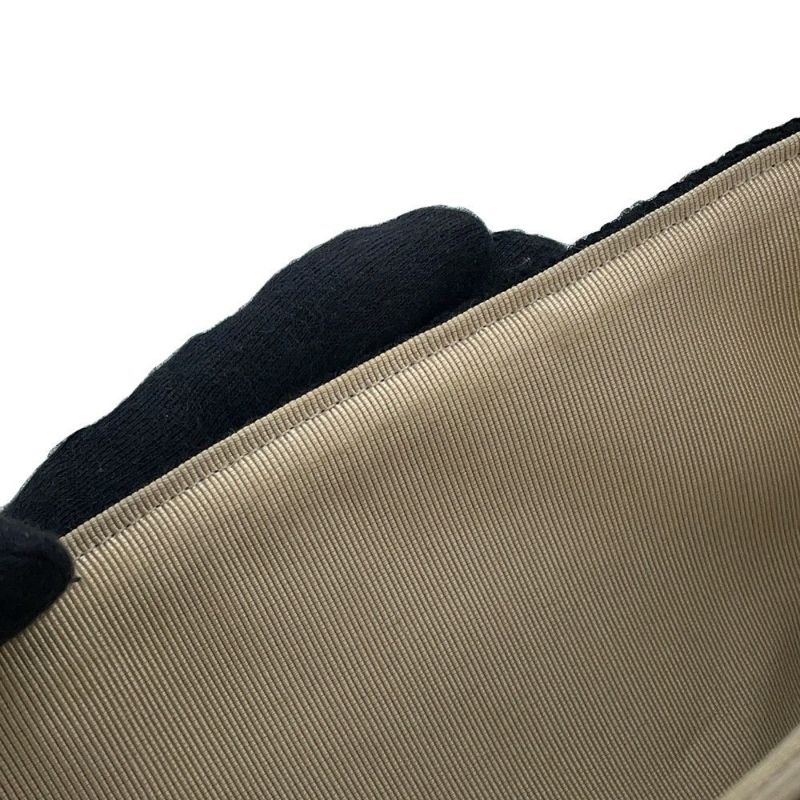 シャネル チェーンショルダーバッグ 2.55 チョコバー フェルト A37590 CHANEL 黒