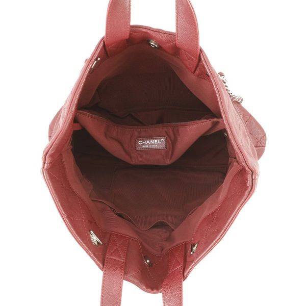 シャネル チェーントートバッグ マトラッセ ココマーク キャビアスキン A90485 CHANEL 2way