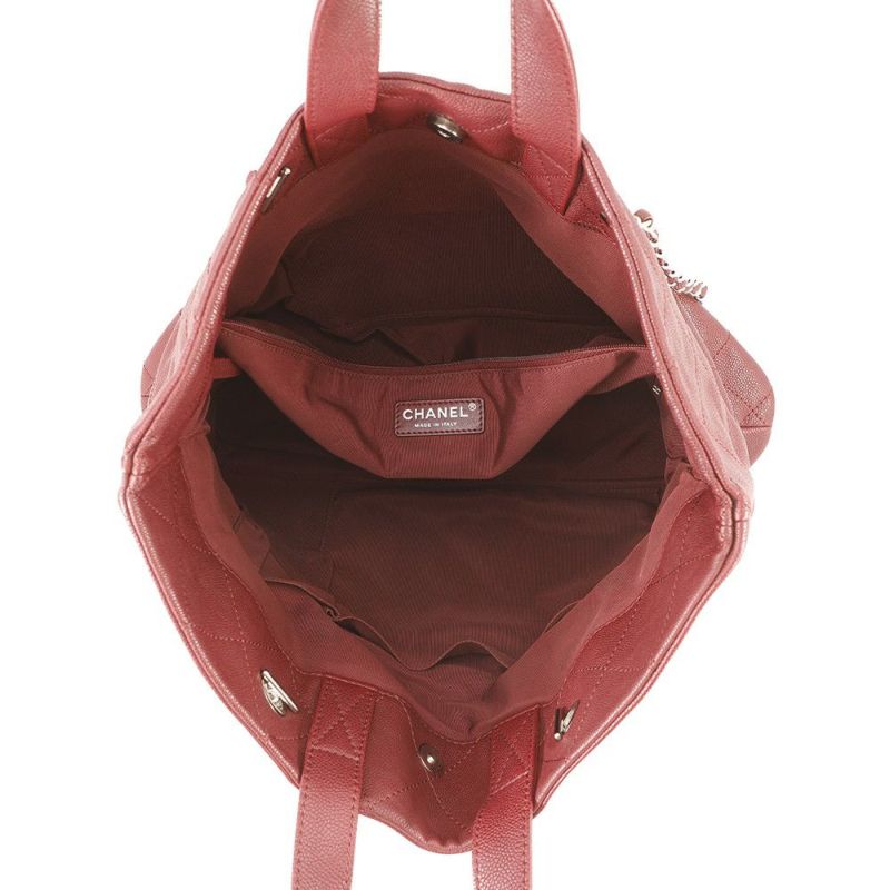 シャネル チェーントートバッグ マトラッセ ココマーク キャビアスキン A90485 CHANEL 2way