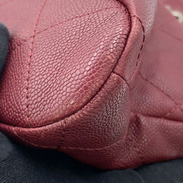 シャネル チェーントートバッグ マトラッセ ココマーク キャビアスキン A90485 CHANEL 2way