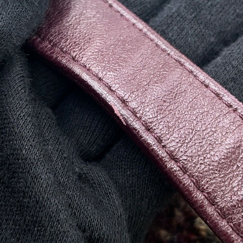 シャネル チェーンショルダーバッグ ボーイシャネル ツイード ベロア CHANEL