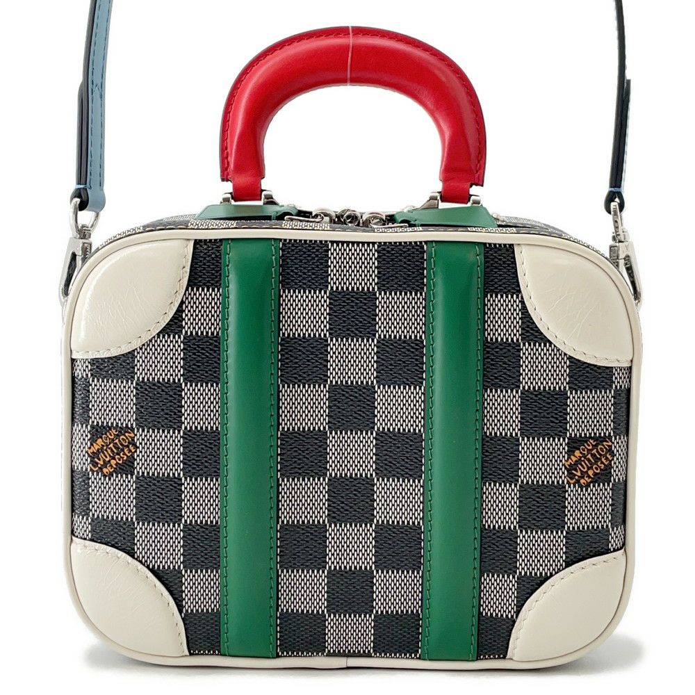 ルイヴィトン ハンドバッグ ダミエ/カーフレザー ヴァリゼットBB N40233 LOUIS VUITTON ヴィトン バッグ メンズ 黒 ブラック 2019AW