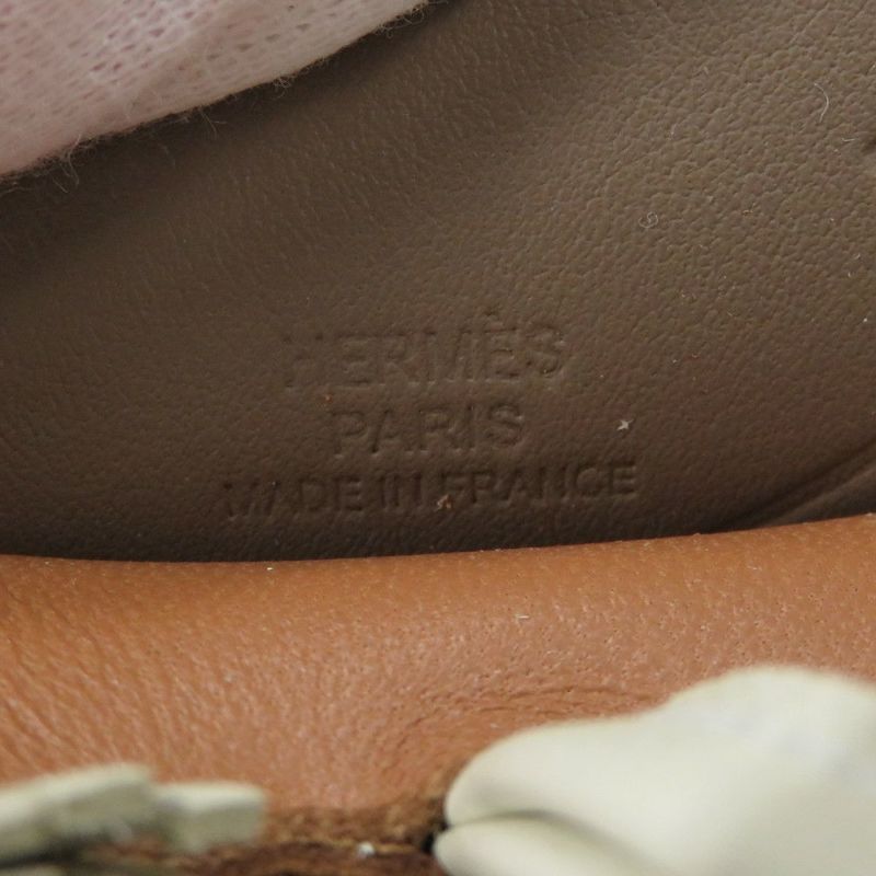 エルメス バッグチャーム ロデオMM ペガサス ゴールド/クレ/エトゥープ ラムスキン W刻印 HERMES チャーム オーナメント