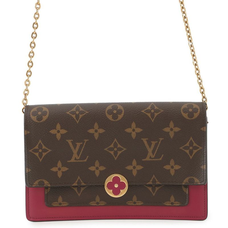 ルイヴィトン チェーンショルダーウォレット モノグラム ポルトフォイユ フローラル M69578 
LOUIS VUITTON 財布