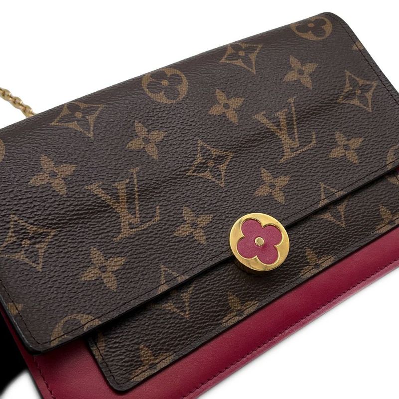 ルイヴィトン チェーンショルダーウォレット モノグラム ポルトフォイユ フローラル M69578 
LOUIS VUITTON 財布