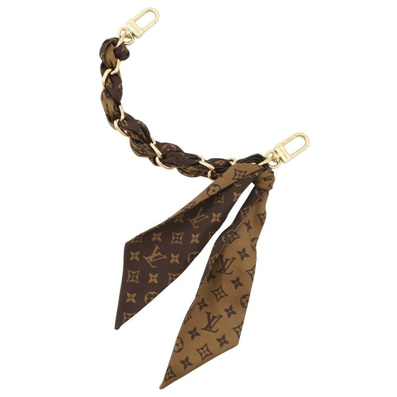ルイヴィトン バッグチャーム モノグラム チェーン フラール シルク M01354 LOUIS VUITTON