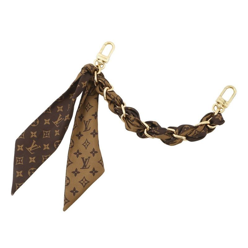 ルイヴィトン バッグチャーム モノグラム チェーン フラール シルク M01354 LOUIS VUITTON
