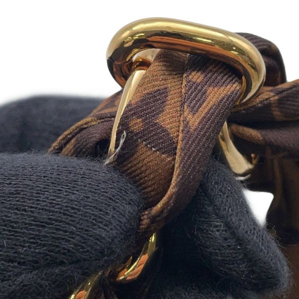 ルイヴィトン バッグチャーム モノグラム チェーン フラール シルク M01354 LOUIS VUITTON