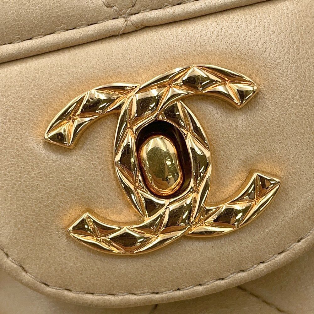 シャネル チェーンショルダーバッグ マトラッセ ココマーク タッセル ラムスキン CHANEL ヴィンテージ
