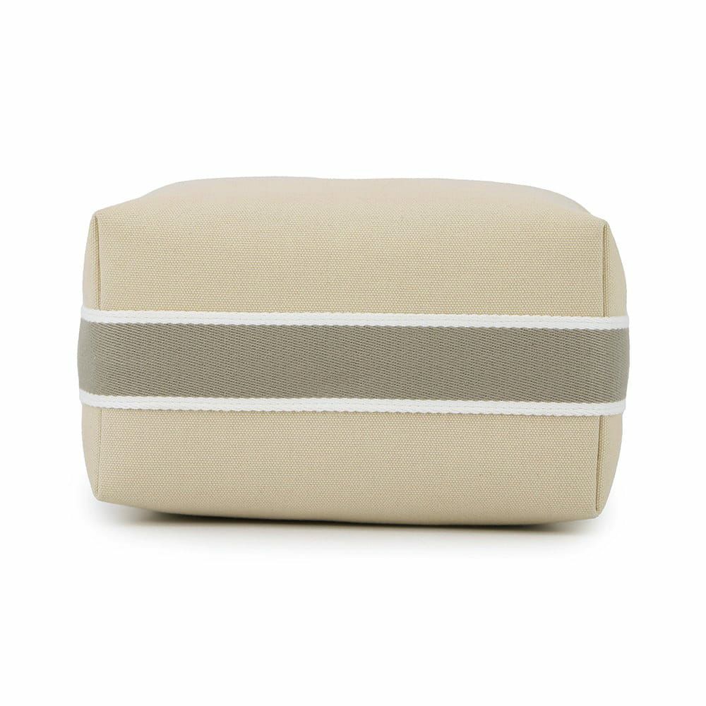 エルメス ポーチ ブリッド・ア・ブラックPM ベージュ/シルバー金具 キャンバス HERMES バッグ 小物入れ