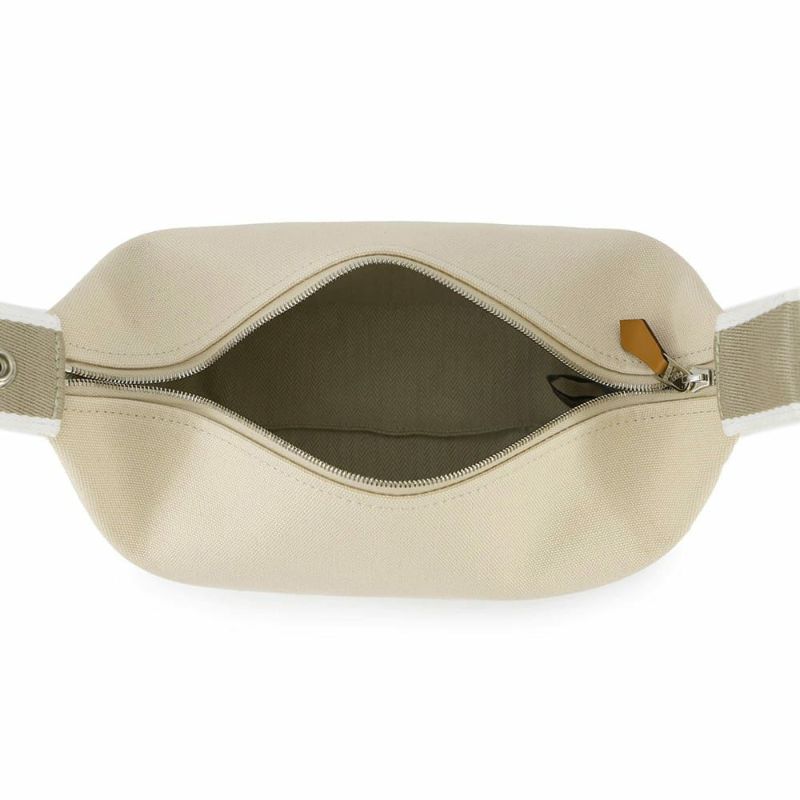 エルメス ポーチ ブリッド・ア・ブラックPM ベージュ/シルバー金具 キャンバス HERMES バッグ 小物入れ