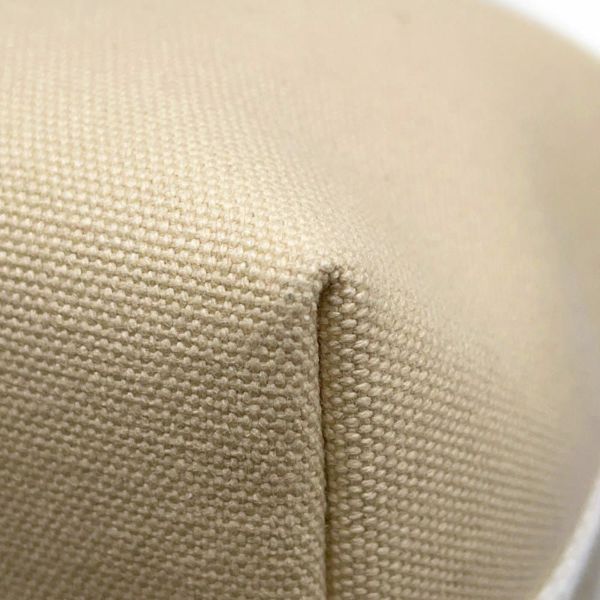 エルメス ポーチ ブリッド・ア・ブラックPM ベージュ/シルバー金具 キャンバス HERMES バッグ 小物入れ